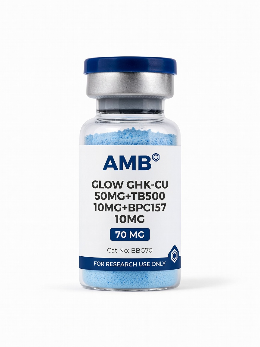 GLOW GHK-CU 50mg+TB500 10mg+BPC157 10mg product photo